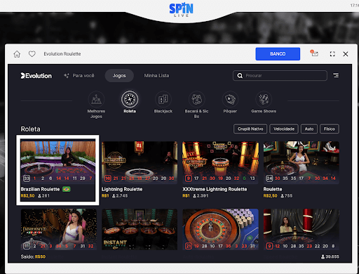 Spin Casino Brasil Ofertas