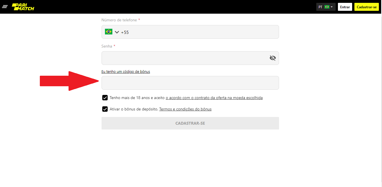 Código de Bônus Atual - Apostas Esportivas e Cassino no Brasil