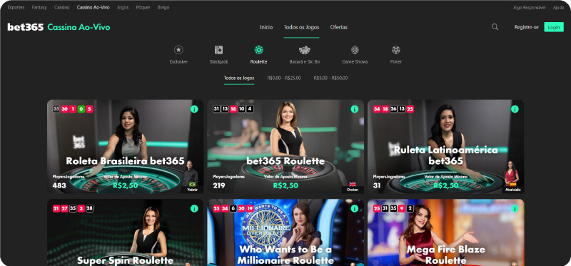 bet365 roleta ao vivo