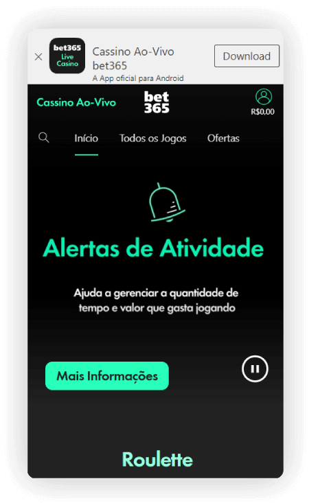 roleta app bet365