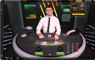 blackjack ao vivo na europa casino