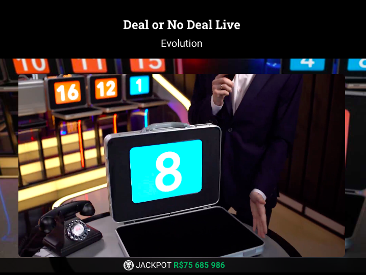 deal or no deal ao vivo