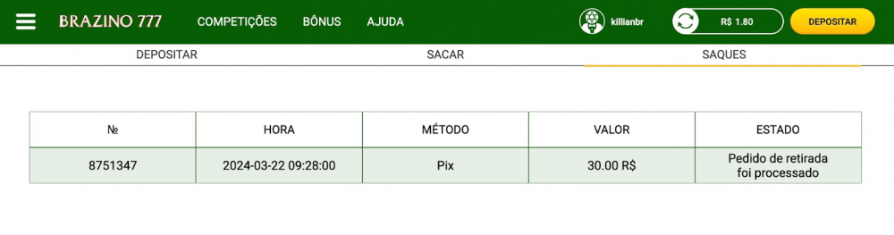 Como se cadastrar utilizando o código promocional Brazino777